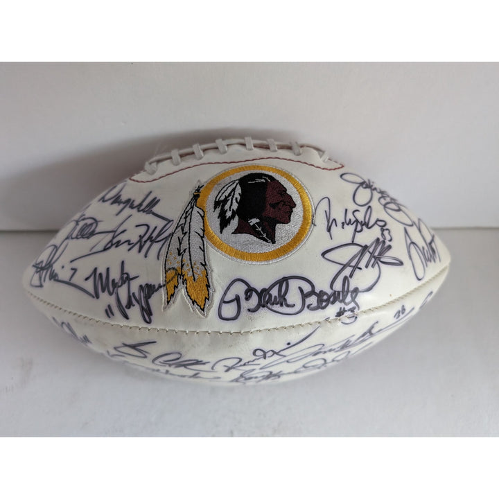 Washington Redskins John Riggins Doug Williams Sam Huff Joe Gibbs Art Monk 22 all-time greats signed football