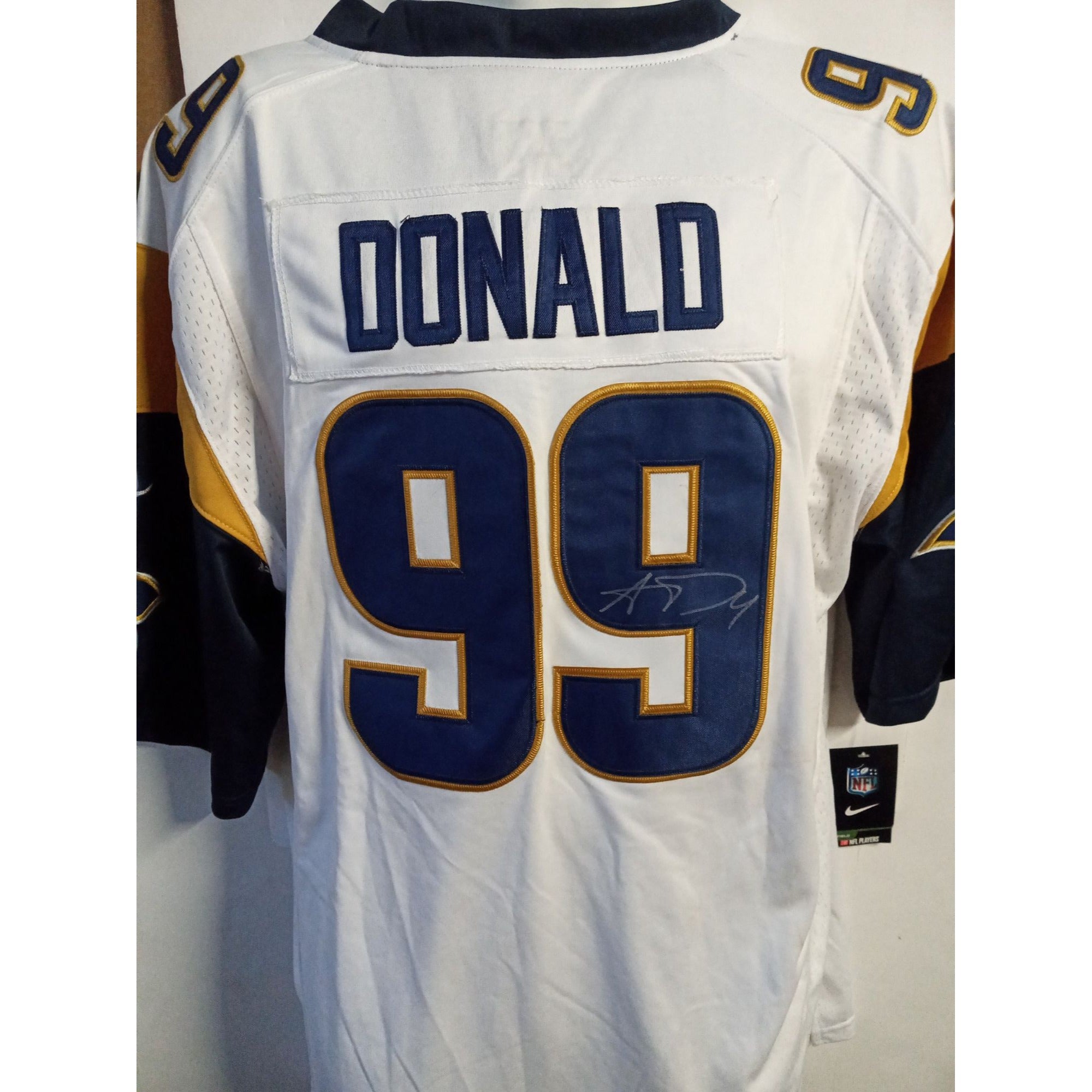 Aaron Donald Los Angeles Rams jersey signed with proof