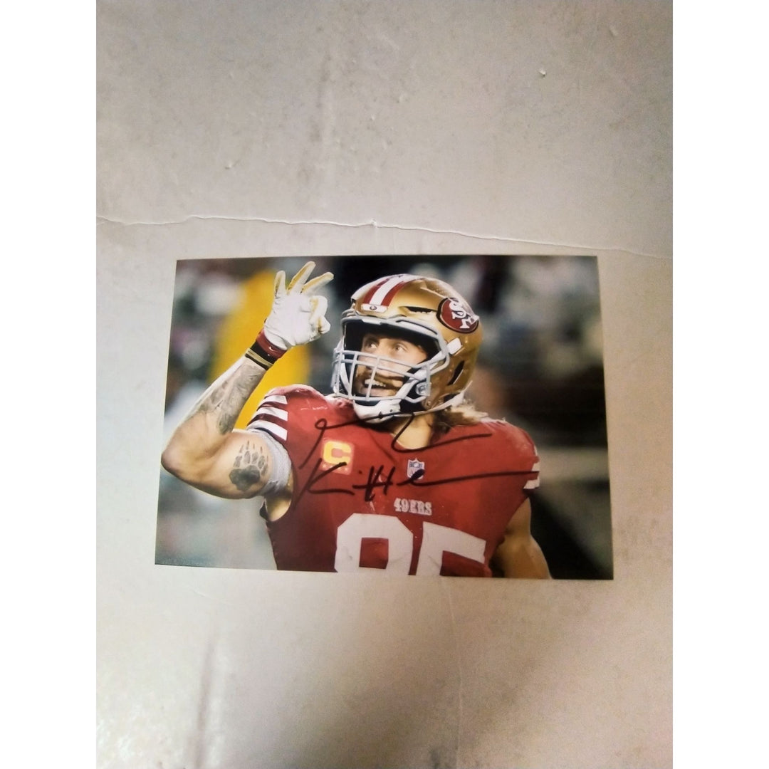 San Francisco, 49ers, George Kittle, signed, 5x7 photo, with proof