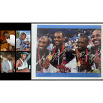 Load image into Gallery viewer, LeBron James Kobe Bryant Carmelo Anthony and Dwyane Wade 8x10 photo signed with proof
