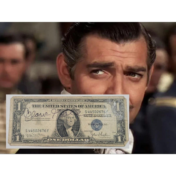 Clark Gable 1939 US Silver certificate dollar bill
