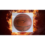 Load image into Gallery viewer, Michael Jordan David Stern Spalding NBA basketball signed with proof
