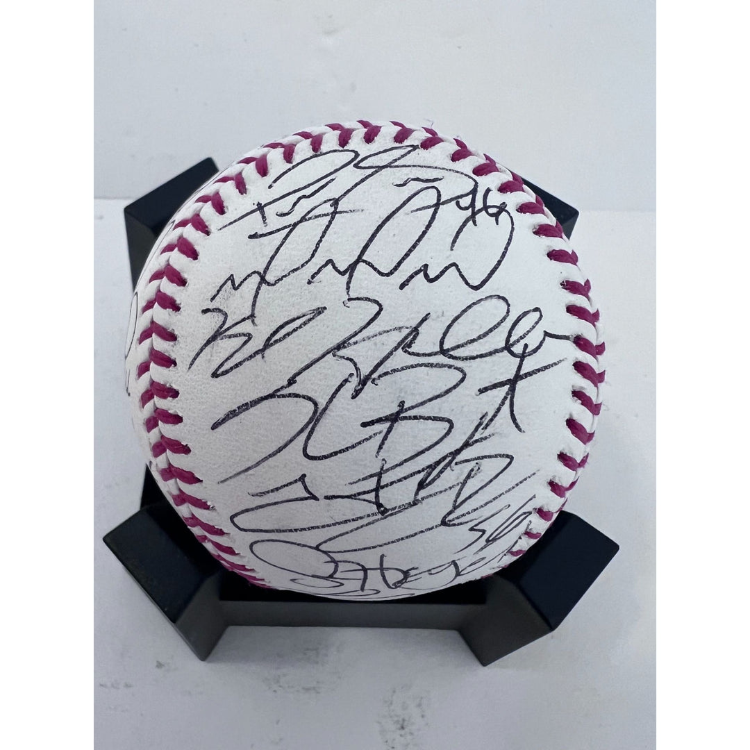 Chicago Cubs 2016 World Series champions team signed Rawlings MLB baseball signed with proof