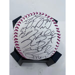 Load image into Gallery viewer, Chicago Cubs 2016 World Series champions team signed Rawlings MLB baseball signed with proof
