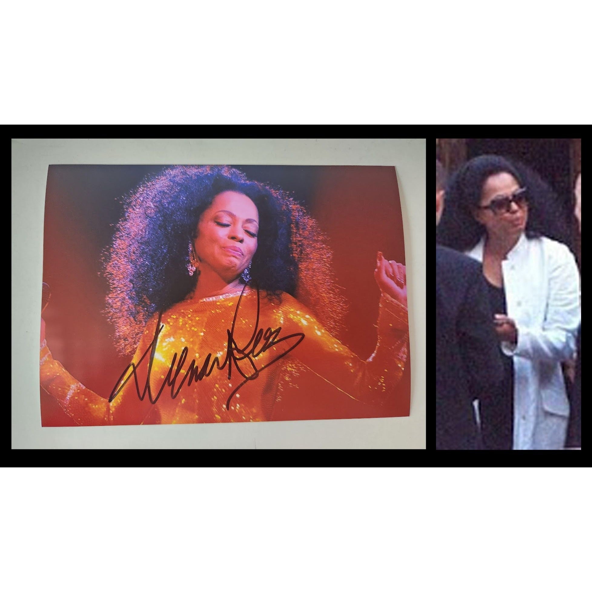 Diana Ross 5x7 photo signed with proof