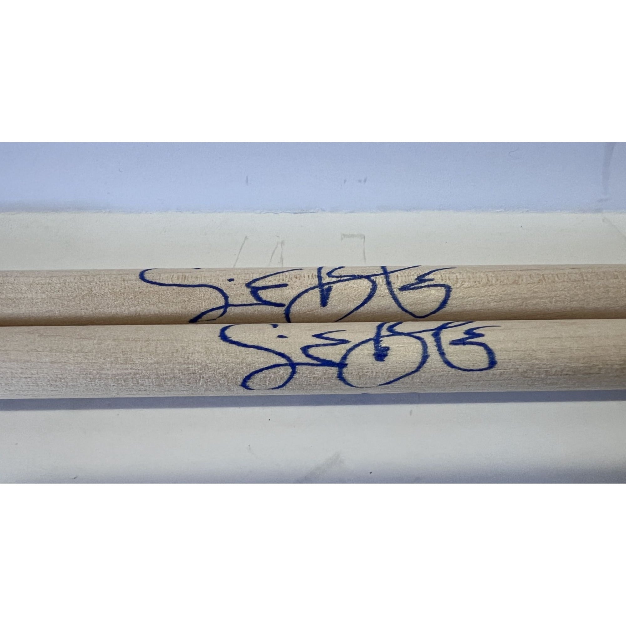 Ginger Baker of Cream Drumsticks signed signed with proof