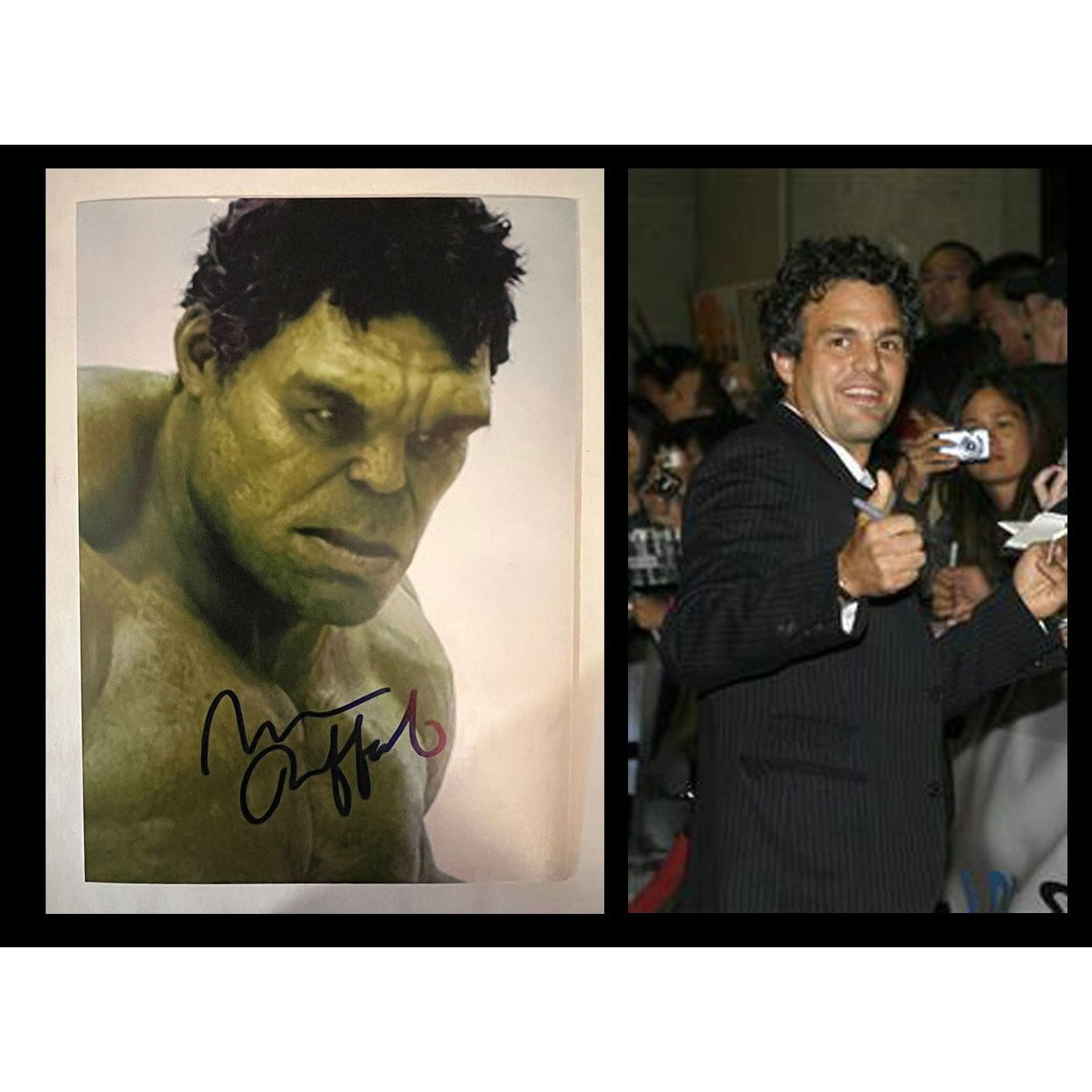 Mark Ruffalo The Incredible Hulk 5x7 photo signed with proof