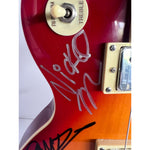 Load image into Gallery viewer, Iron Maiden Bruce Dickinson Steve Harris Niko McBain band electric guitar signed with proof

