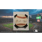 Load image into Gallery viewer, Joe DiMaggio the Yankee Clipper 1978 World Series Baseball signed with free acrylic display case

