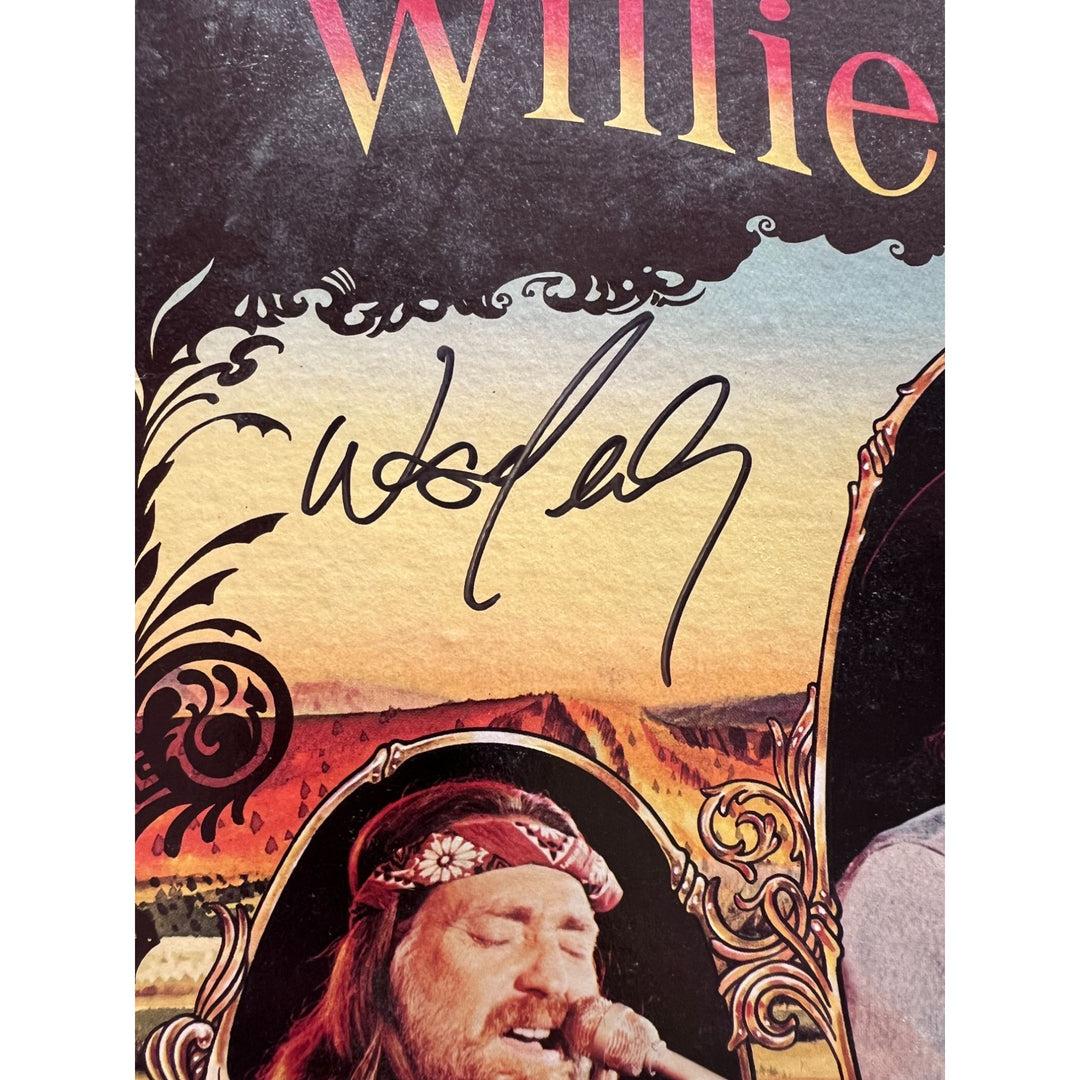 Willie Nelson Before His Time Lp signed with proof