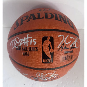 LeBron James Paul George Kevin Durant Carmelo Anthony 2020 Team USA Spalding full size Adams Stern basketball