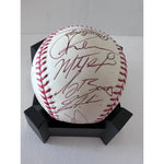 Load image into Gallery viewer, Derek Jeter Alex Rodriguez 2009 New York Yankees World Series champions team signed Rawlings commemorative MLB baseball with proof
