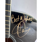 Load image into Gallery viewer, Neal Schon,  Ross Valory,  Jonathan Cain, Greg Rowley Steve Perry Journey complete band signed acoustic guitar with proof
