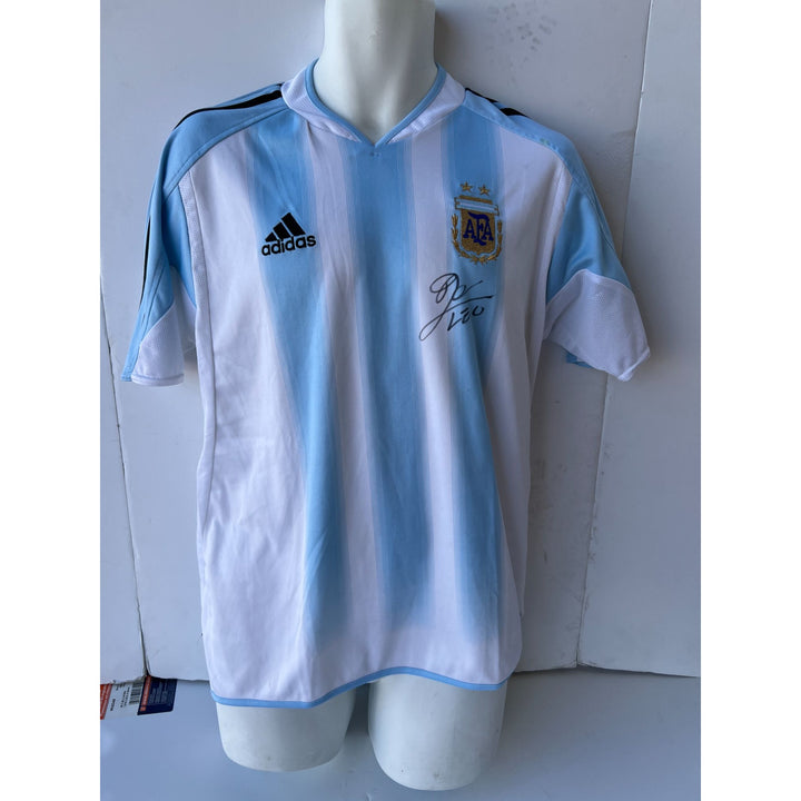 Lionel Messi Argentina jersey signed with proof $599 0r $999 framed