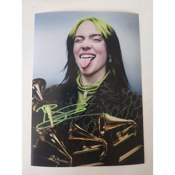 Billie Eilish 5x7 photo signed with proof