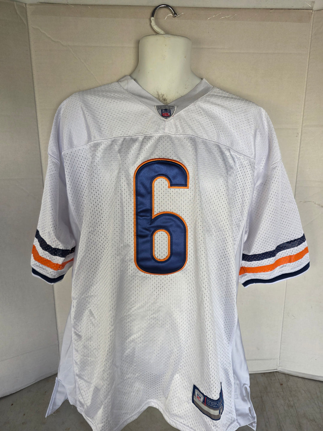 Jay Cutler Chicago Bears Reebok Size 52 Game Model Jersey Signed - original photo 1