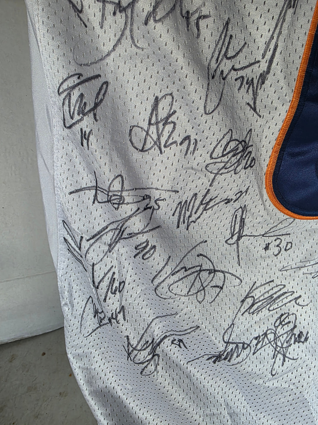 Jay Cutler 2015 Chicago Bears Reebok Size 52 Game Model Jersey Team Signed - original photo 4
