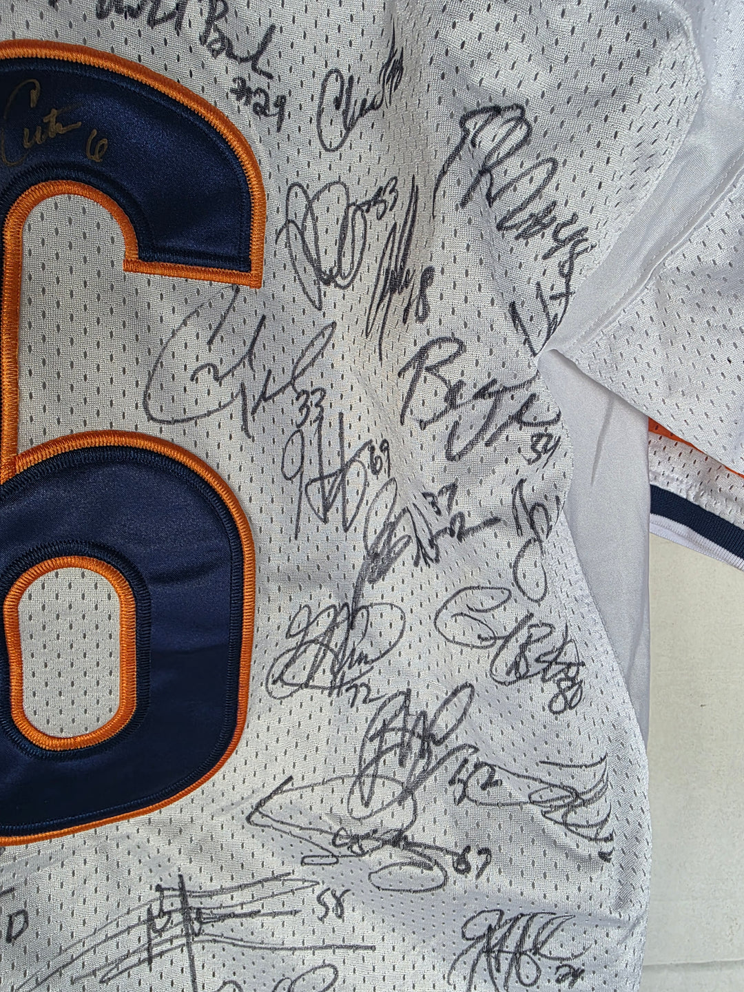 Jay Cutler 2015 Chicago Bears Reebok Size 52 Game Model Jersey Team Signed - original photo 6