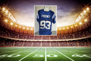 Dwight Freeney Indianapolis Colts Reebok Size 50 Game Model Jersey Signed