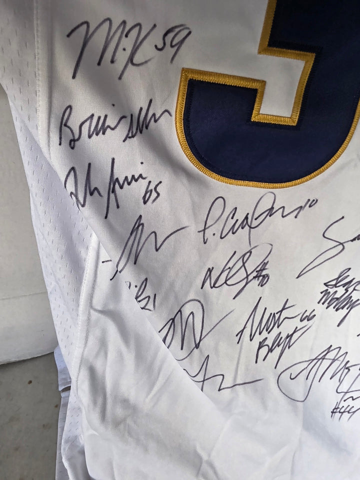 Todd Gurley Los Angeles Rams 2015 Nike XL Game Model Team Signed Jersey - NFC Champs - Aaron Donald Jared Goff - original photo 4