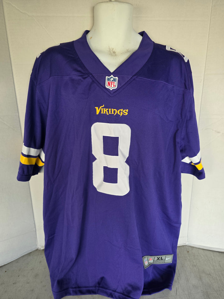Kirk Cousins Minnesota Vikings Nike XL Game Model Jersey Signed - original photo 1