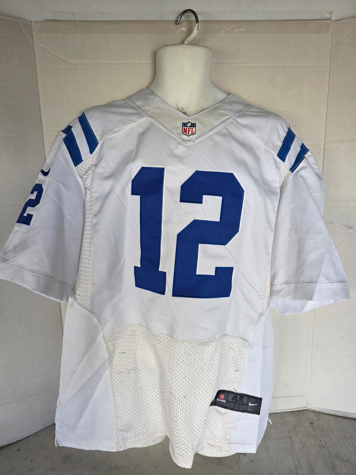 Andrew Luck Indianapolis Colts 2015 Nike Size 48 Game Model Jersey Team Signed - original photo 1