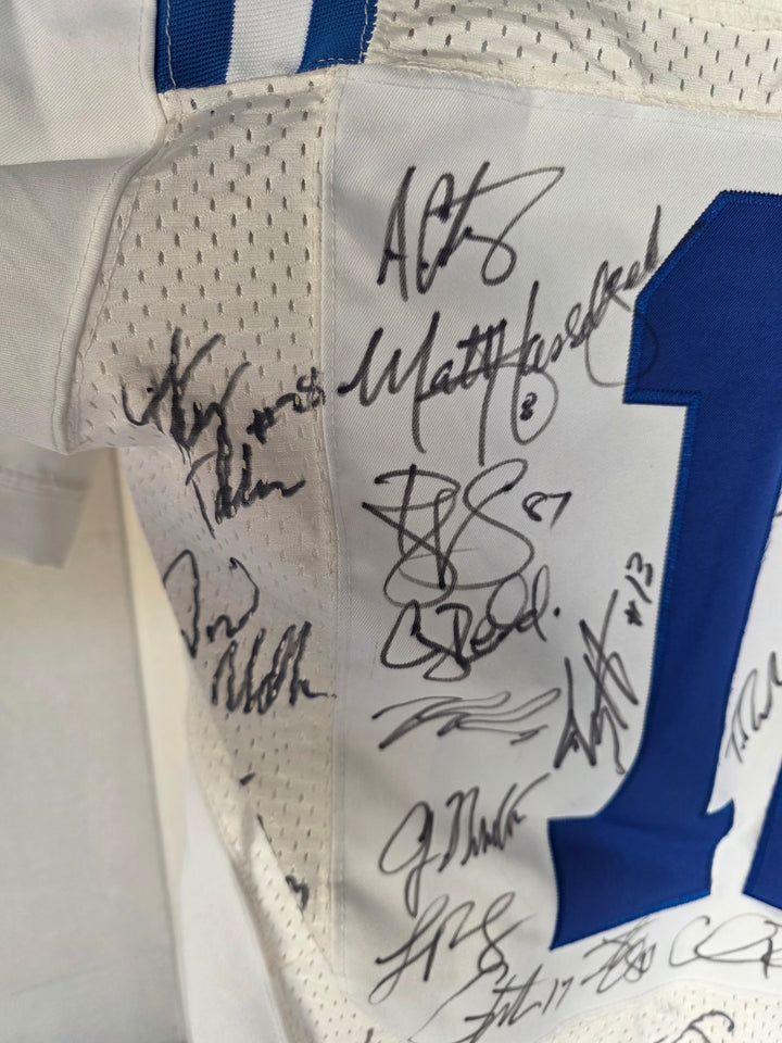 Andrew Luck Indianapolis Colts 2015 Nike Size 48 Game Model Jersey Team Signed - original photo 3