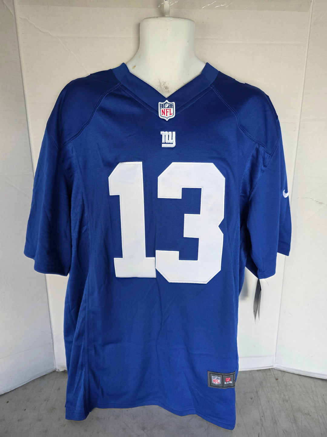 Odell Beckham Jr. New York Giants Nike XL Game Model Jersey Signed - original photo 1