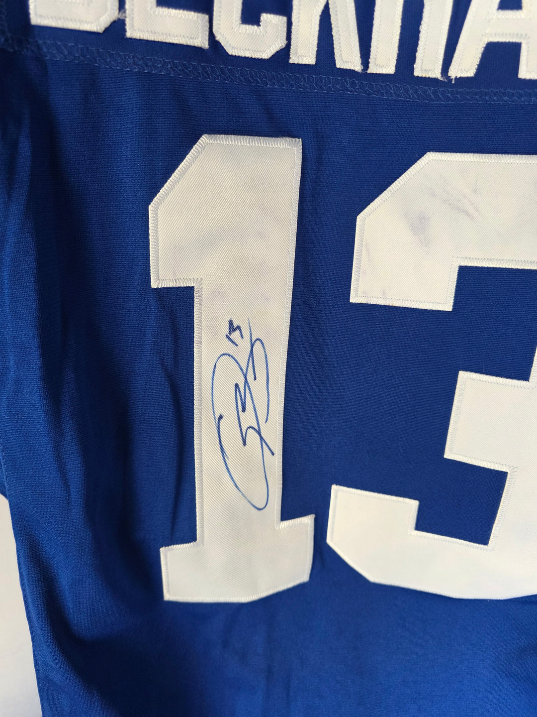 Odell Beckham Jr. New York Giants Nike XL Game Model Jersey Signed - original photo 3