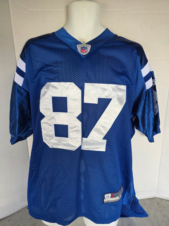 Reggie Wayne Indianapolis Colts Reebok Size 50 Jersey Signed - original photo 1