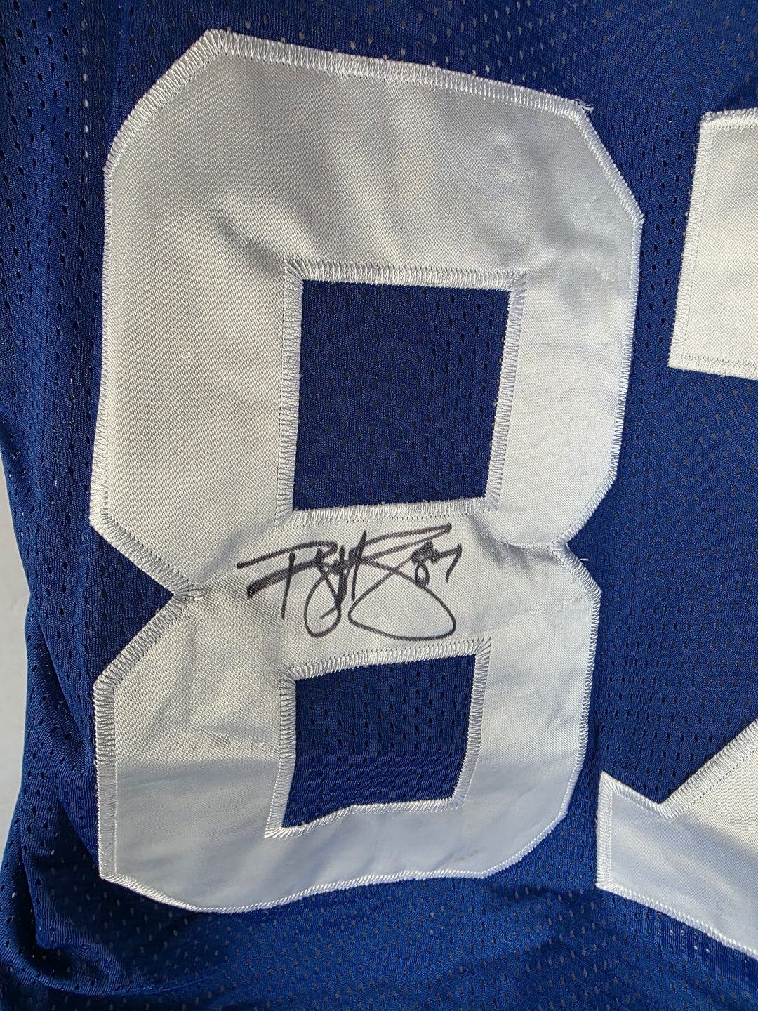 Reggie Wayne Indianapolis Colts Reebok Size 50 Jersey Signed - original photo 3