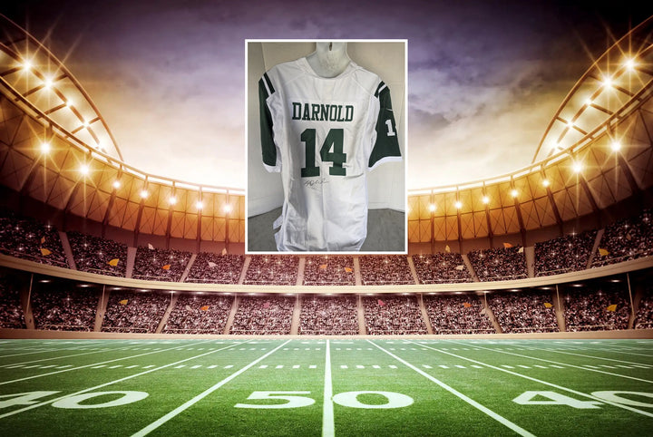 Sam Darnold New York Jets Nike XL Jersey Signed - signed full view