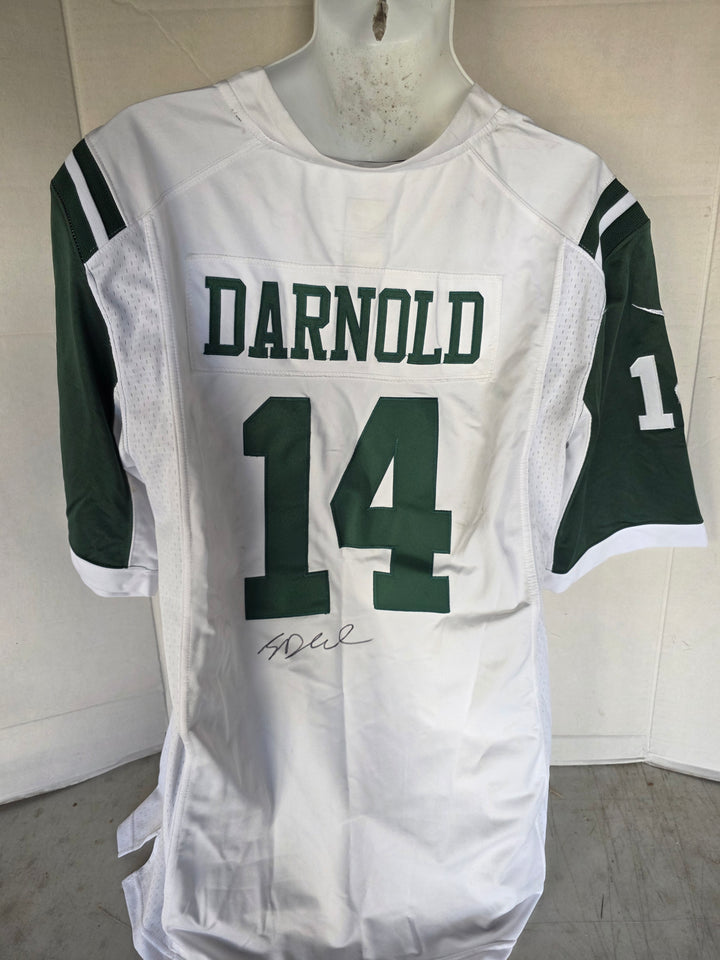 Sam Darnold New York Jets Nike XL Jersey Signed - original photo 2