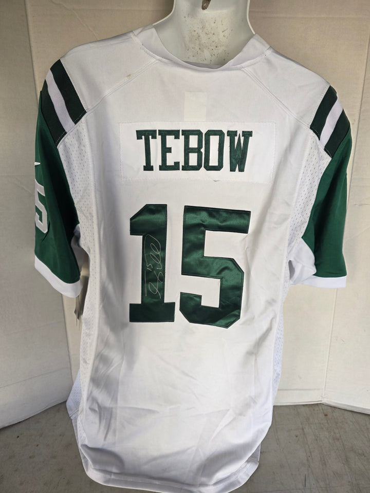 Tim Tebow New York Jets Nike XL Game Model Jersey Signed - original photo 2