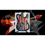 Load image into Gallery viewer, Bruce Springsteen Clarence Clemens and the E Street Band USA American flag electric  guitar signed with proof
