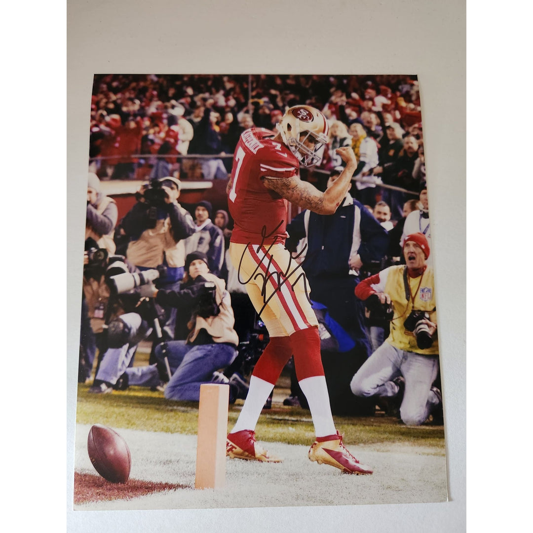 Colin Kaepernick 8x10 photo signed