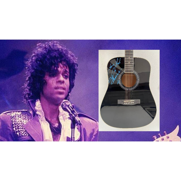 Prince One of A kind  full size acoustic guitar signed with proof.