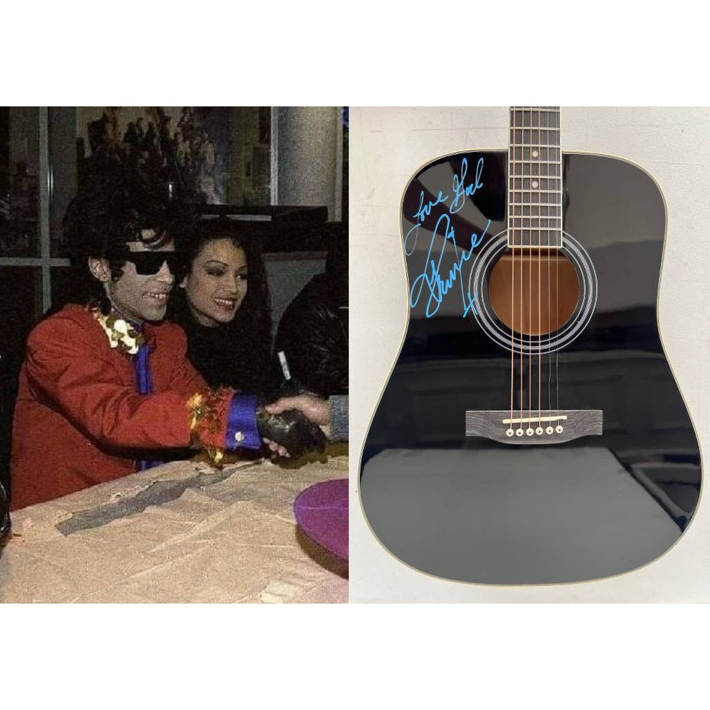Prince One of A kind  full size acoustic guitar signed with proof.