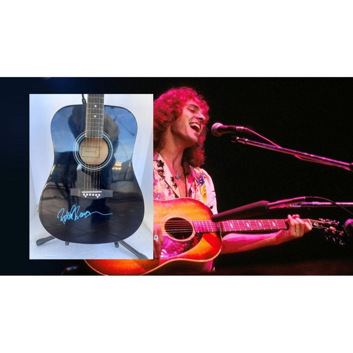 Peter Frampton full size acoustic guitar signed with proof extremely rare