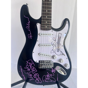 David Gilmour Roger Waters Nick Mason Richard Wright Pink Floyd full size Huntington electric guitar signed with proof