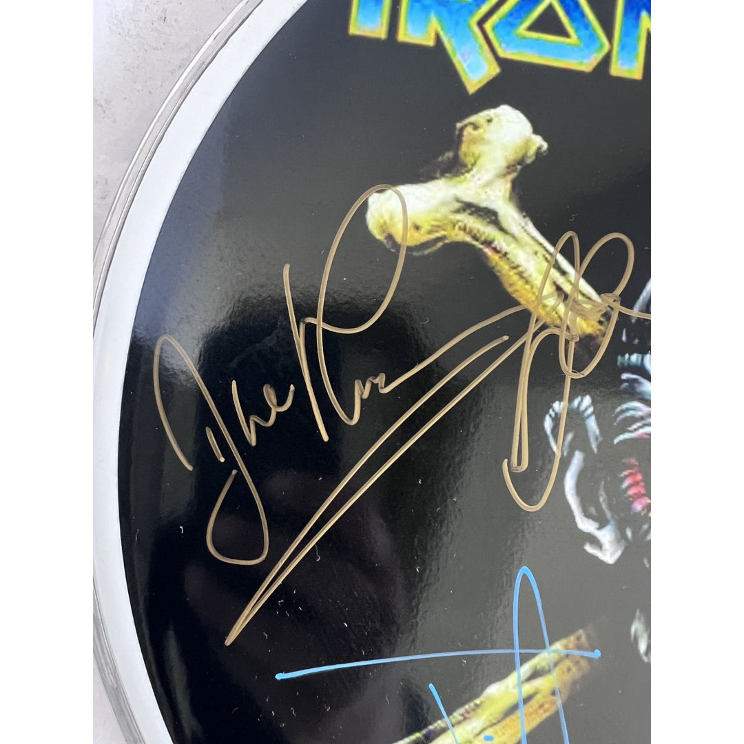 Iron Maiden one-of-a-kind drumhead signed with proof