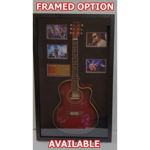 David Grohl Taylor Hawkins Foo Fighters full size acoustic guitar signed with proof