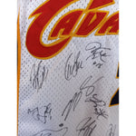 Load image into Gallery viewer, LeBron James, Shaquille O&#39;Neal 2019 Cleveland Cavaliers team signed jersey signed with proof
