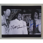 Load image into Gallery viewer, Jerry Lee Lewis Fats Domino and James Brown 8x10 photograph signed with proof
