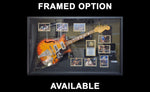 Load image into Gallery viewer, Guitar legends 36 signed in all Angus Young, Paul Simon, Jimmy Page, David Gilmour, Jimmy Hendix model guitar signed with proof
