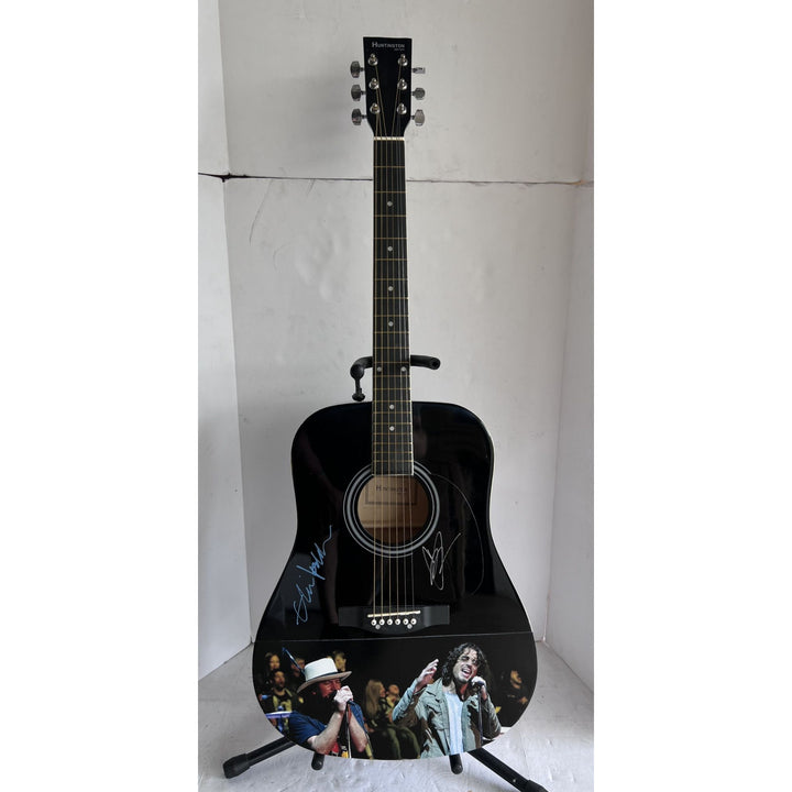 Eddie Vedder Pearl Jam Chris Cornell Sound Garden full size acoustic guitar signed with proof