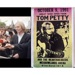 Load image into Gallery viewer, Tom Petty and the Heartbreakers concert poster signed with proof by Tom Petty
