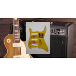 Load image into Gallery viewer, Robert Plant Jimmy Page John Paul Jones Led Zeppelin Fender Stratocaster electric guitar pickguard signed with proof
