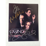 Load image into Gallery viewer, Casino Robert De Niro Joe Pesci Sharon Stone 8x10 photo signed with proof
