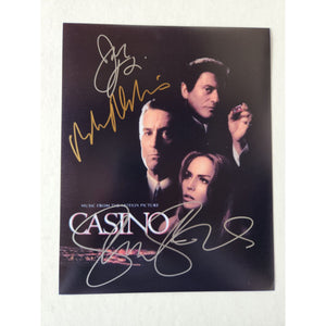 Sharon Stone Autographed Casino Memorabilia